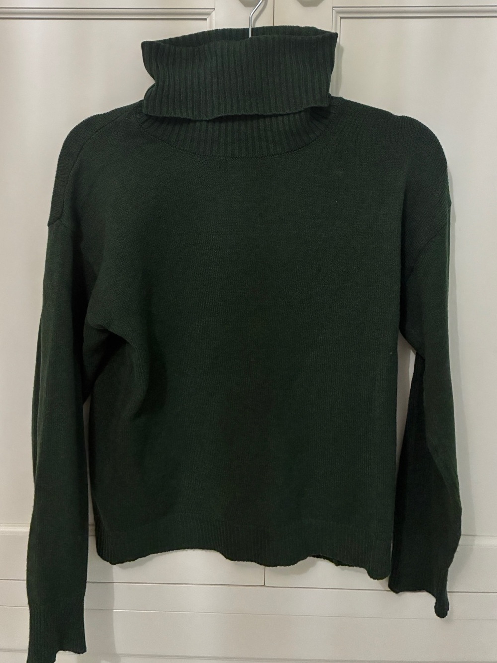 Lulus Dark Green Turtleneck Sweater